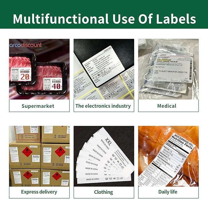 Gemsroyal 3 inch Round Labels Printable,Matte White Circle Labels for Printer,3" Large Printable Stickers,3" Blank Round Sticker Paper,40 Sheets,240 Circle Stickers,World Class Materials