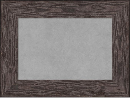 Amanti Art Black Framed Magnetic Board 18x24 Small Vision Board for use with Magnets, 100% Metal Sheet to Display Items as Office Decor or for Home Organization in mudroom, Kitchen or Kids Room