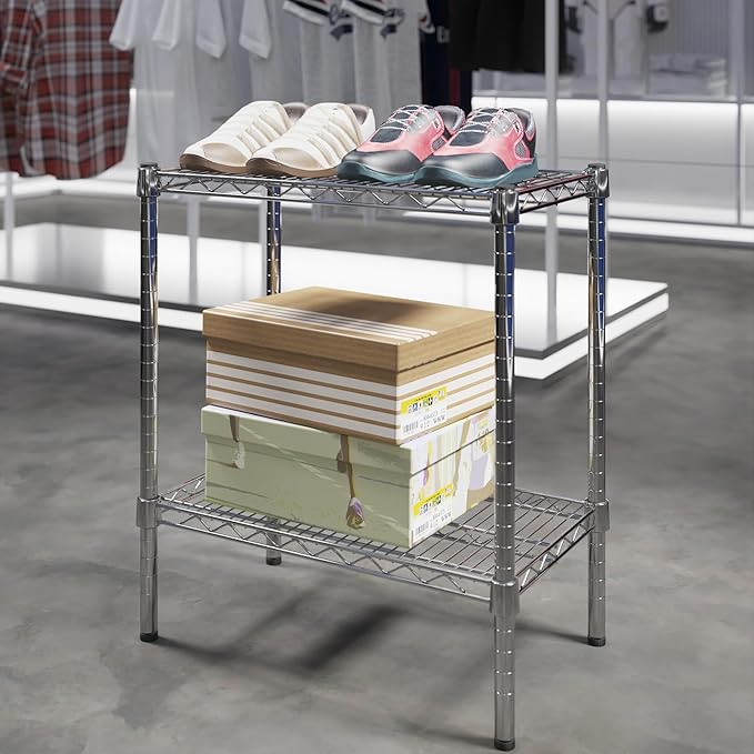 Regal Altair 14" Deep x 24" Wide x 27" Height Wire Shelving Kit | 2-Tier |NSF Commercial Storage Rack Unit