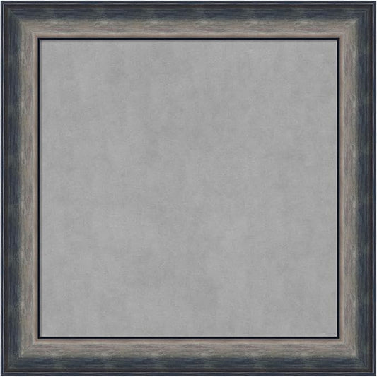 Amanti Art Silver Framed Magnetic Board 30x30 Medium Vision Board for use with Magnets, 100% Metal Sheet to Display Items as Office Decor or for Home Organization in mudroom, Kitchen or Kids Room