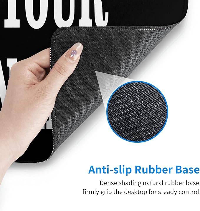 OHORTEB Custom Mouse Pad with Photo, Personalized Image Text Laptop Desk Mat, Customized Non-Slip Waterproof Desk Writing Pad for Office Home (Custom, 12in x 31.5in)
