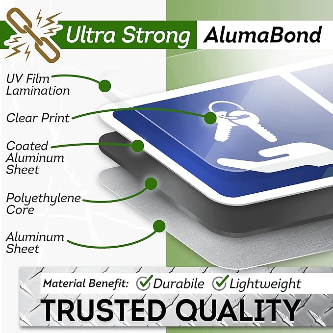 Custom Street Sign, Address Sign, 8 Colors, Reflective Option, Mounting Options, 4x18 Inch, Thick Rust-Free AlumaBond, Made in USA By My Sign Center (Iconic)