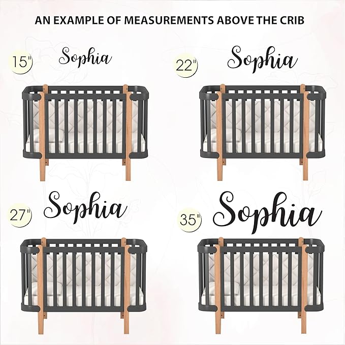 Personalized Wooden Name Sign for Nursery - Custom Name Signs for Kids Room, Personalized Nursery Name Sign - Perfect Room Decoration, Wall Name Decoration & Wedding signs, Family Name Signs (First & Middle Name - Style 2)