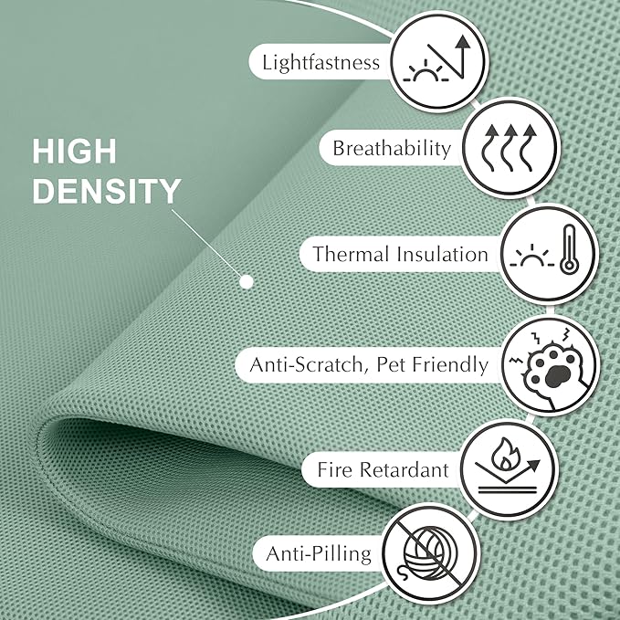 DECOLAB Standing Room Divider, Space Privacy Partition, Portable Wall Panel for Studio Apartment, Office, Home, Classroom, Scratch Resistance, 29"x65", Aqua