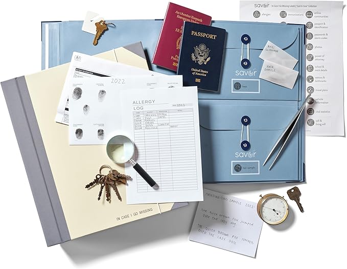 Savor | 2025 Edition The Folio™ Document Organizer | Custom Dyed Cloth-Bound Expanding File for Important Papers, Passports, Birth Certificates & More | Ideal for Home Organization & Graduation Gift