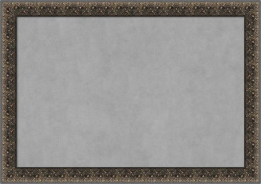 Amanti Art Black Framed Magnetic Board 29x41 Large Vision Board for use with Magnets, 100% Metal Sheet to Display Items as Office Decor or for Home Organization in mudroom, Kitchen or Kids Room