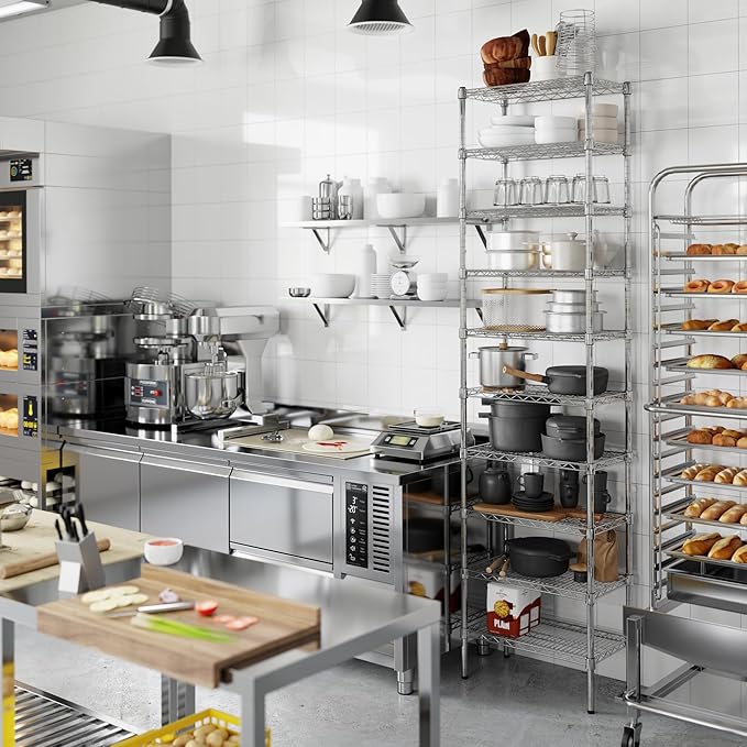 Regal Altair 14" Deep x 24" Wide x 96" Height Wire Shelving Kit | 10-Tier | NSF Commercial Storage Rack Unit