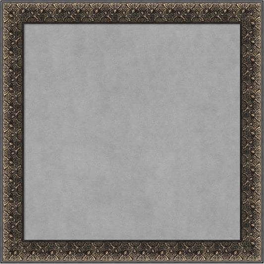 Amanti Art Black Framed Magnetic Board 29x29 Medium Vision Board for use with Magnets, 100% Metal Sheet to Display Items as Office Decor or for Home Organization in mudroom, Kitchen or Kids Room
