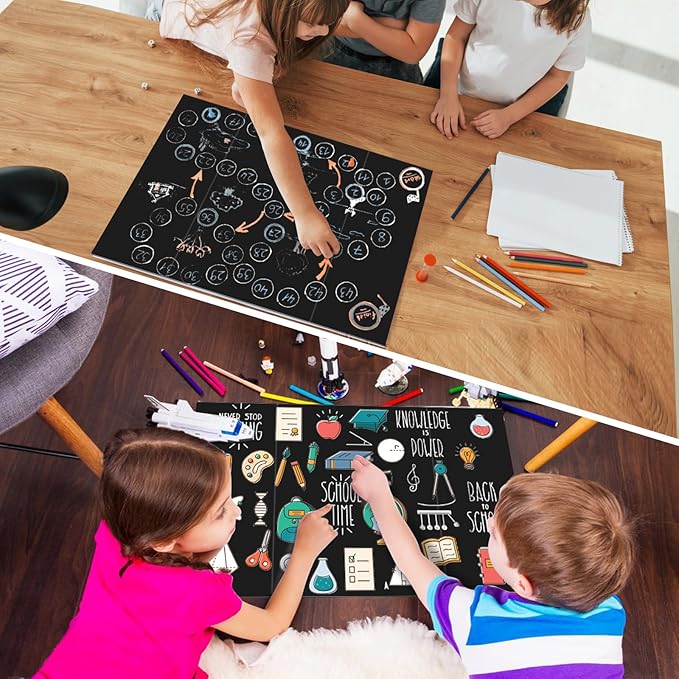 20 Pack Trifold Poster Board (26" x 17"), Black Poster Board for Science Fairs, School Projects, Graduation Party, Event Displays, and Business Presentations