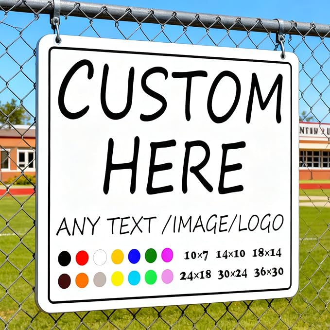 Custom Outdoor Decorative Signs-24×18inches-Personalized Aluminum Signs,Waterproof, Fade Resistant,for outdoors,Street signs, underground parking