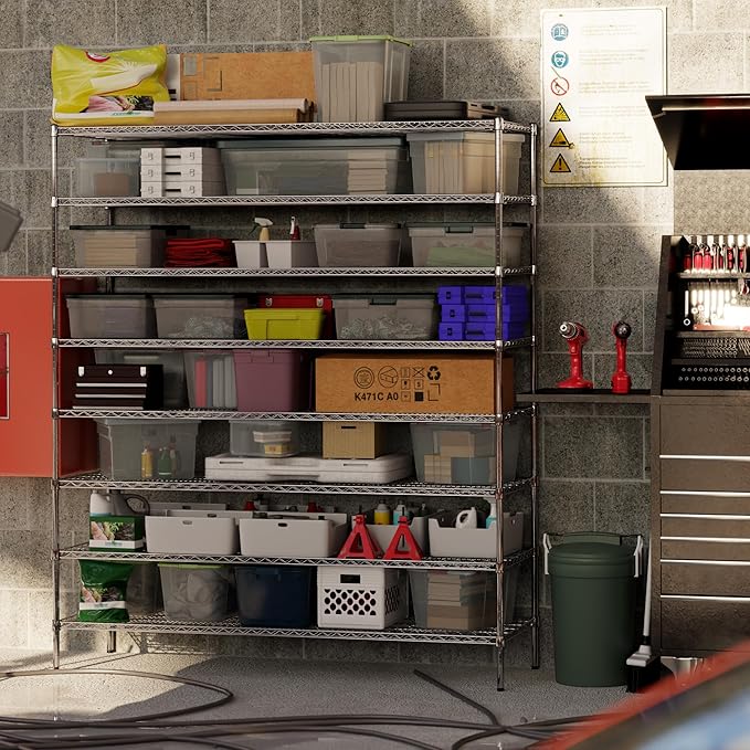 Regal Altair 24" Deep x 72" Wide x 86" Height Wire Shelving Kit | 8-Tier | NSF Commercial Storage Rack Unit