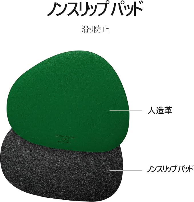 GREEDY FARMERS Mouse pad, Non-Slip Washable Waterproof Computer Mouse pad (Forest Green)