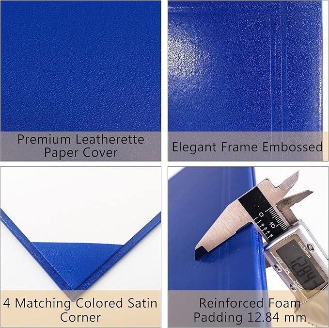 GraduationMall 11"x14" Smooth Padded Diploma Cover Certificate Holder Royal