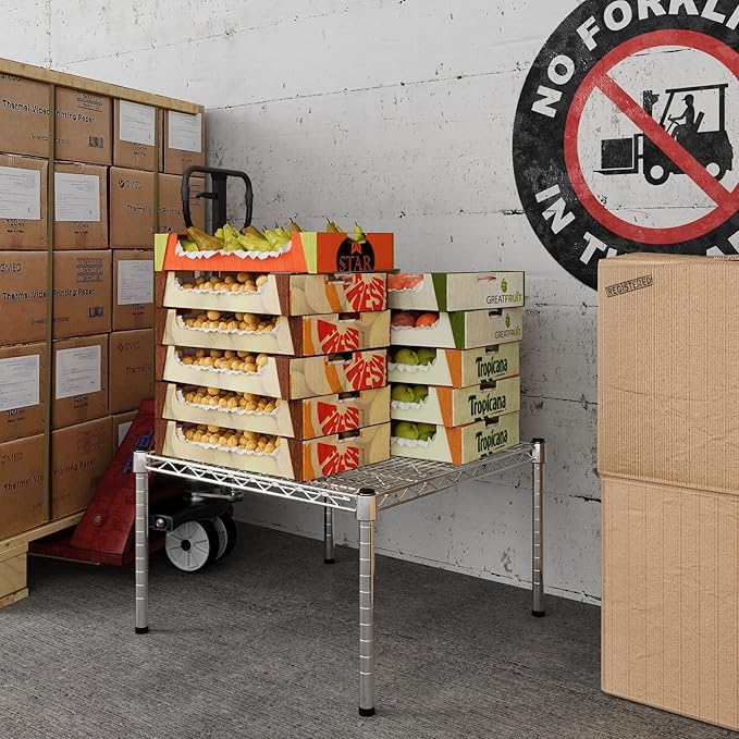 Regal Altair 24" Deep x 24" Wide x 14" Height Wire Shelving Kit | 1-Tier | NSF Commercial Storage Rack Unit