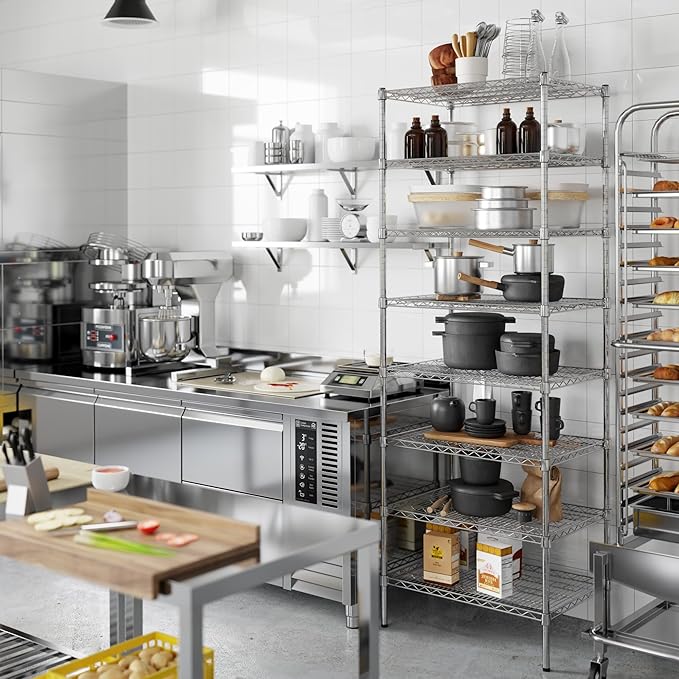 Regal Altair 21" Deep x 30" Wide x 86" Height Wire Shelving Kit | 8-Tier | NSF Commercial Storage Rack Unit