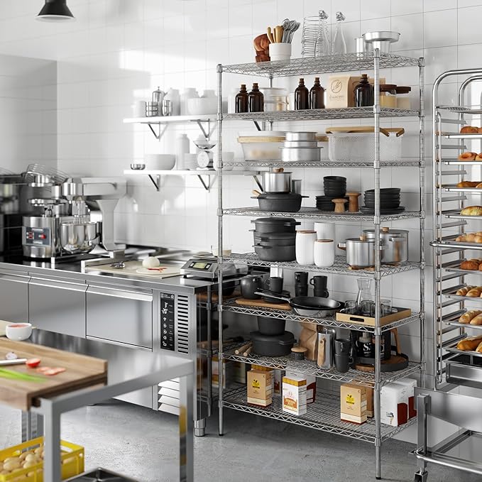 Regal Altair 21" Deep x 42" Wide x 86" Height Wire Shelving Kit | 8-Tier | NSF Commercial Storage Rack Unit