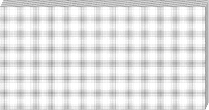 Fuyoooo 25 Sheet Graph Paper Pad 24" x 48" Large Graph 1" and 1/4" Ruled Grid Paper for Engineer Architect Designer Mathematician Draftsmen Sketch House Commercial Building Plan Drafting(White)