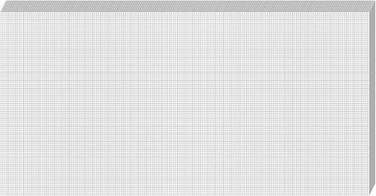 Fuyoooo 25 Sheet Graph Paper Pad 24" x 48" Large Graph 1" and 1/4" Ruled Grid Paper for Engineer Architect Designer Mathematician Draftsmen Sketch House Commercial Building Plan Drafting(White)