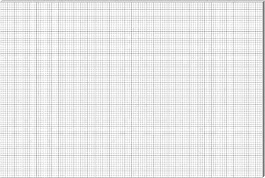 Fuyoooo 25 Sheet Graph Paper Pad 24" x 36" Large Graph 1" and 1/4" Ruled Grid Paper for Engineer Architect Designer Mathematician Draftsmen Sketch House Commercial Building Plan Drafting(White)