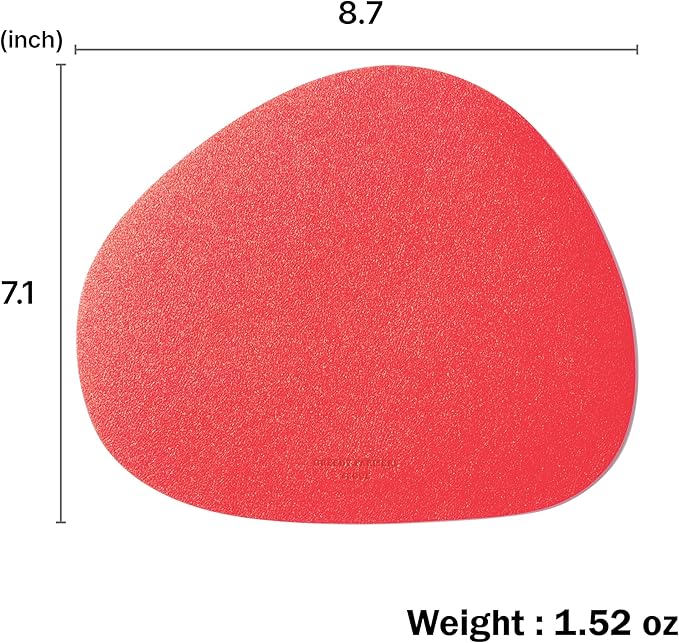 GREEDY FARMERS Mouse pad, Non-Slip Washable Waterproof Computer Mouse pad (Red Grapefruit Coral)