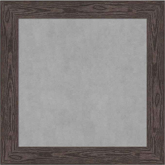 Amanti Art Black Framed Magnetic Board 30x30 Medium Vision Board for use with Magnets, 100% Metal Sheet to Display Items as Office Decor or for Home Organization in mudroom, Kitchen or Kids Room