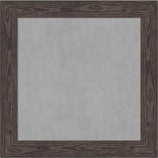 Amanti Art Black Framed Magnetic Board 30x30 Medium Vision Board for use with Magnets, 100% Metal Sheet to Display Items as Office Decor or for Home Organization in mudroom, Kitchen or Kids Room