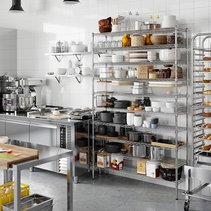 Regal Altair 14" Deep x 54" Wide x 86" Height x Wire Shelving Kit | 10-Tier | NSF Commercial Storage Rack Unit