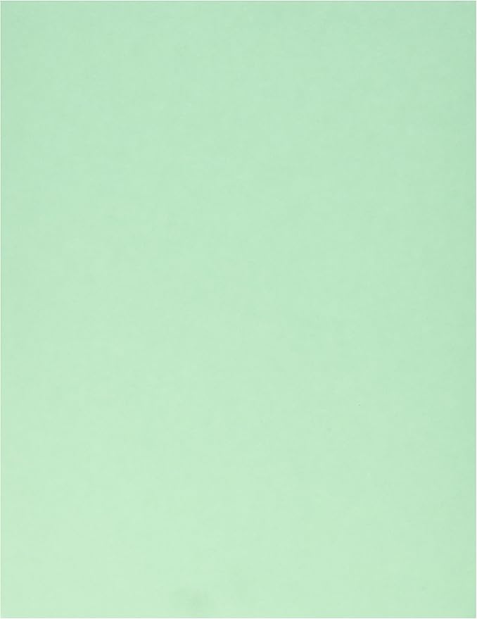 LUXPaper 8.5" x 11" Paper | Letter Size | Pastel Light Green | 60lb. Text | 250 Qty.