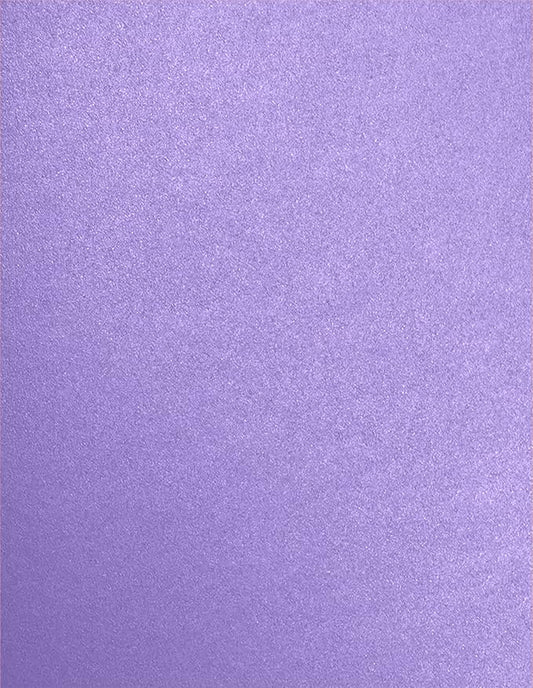 LUXPaper 8.5" x 11" Cardstock | Letter Size | Amethyst Metallic | 105lb. Cover (192lb. Text) | 50 Qty