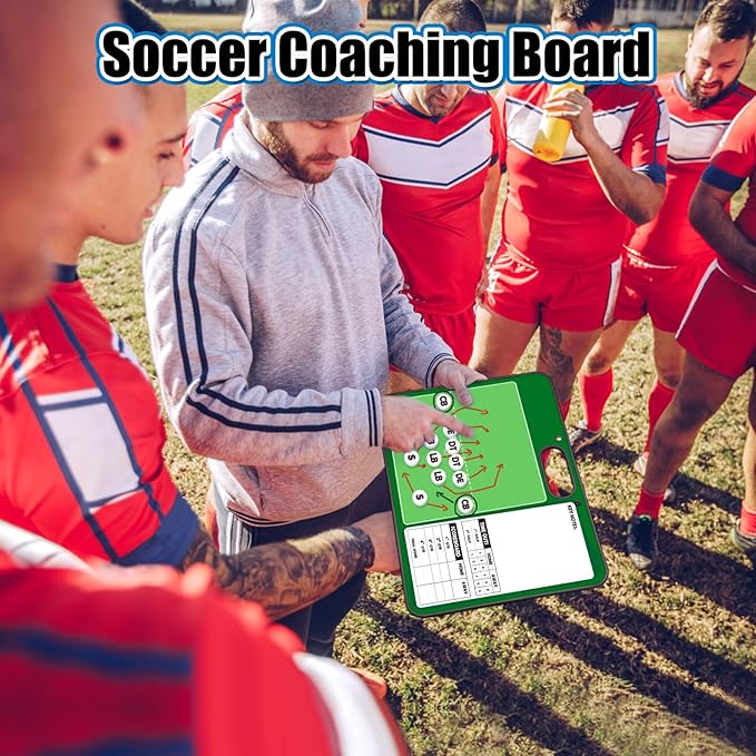 Torlam Magnetic Dry Erase Coach Board, Baseball, Soccer, Football, Basketball Coaching Clipboard
