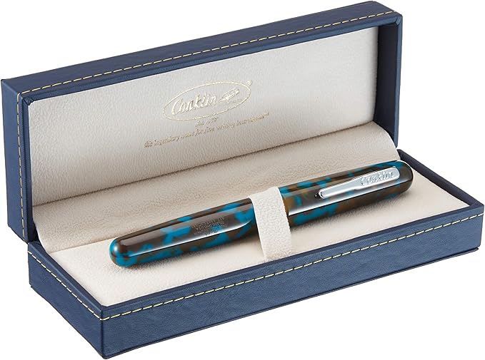 Conklin All American Fountain Pen in Southwest Turquoise – Extra Fine Nib, Elegant Design & Precision Craftsmanship – Ideal Gift for Professionals & Pen Collectors