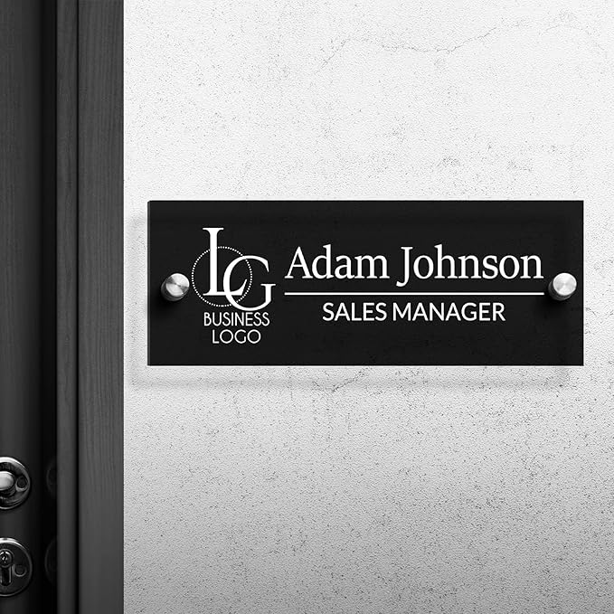 Custom Name Plates for Doors Personalized Wall Name Signs Office Workspace Decor New Job CEO Gift