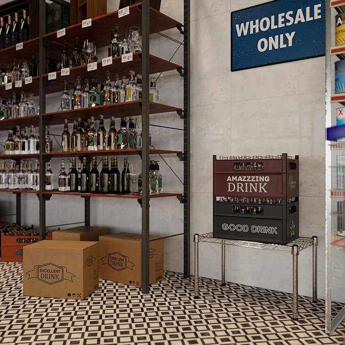 Regal Altair 14" Deep x 24" Wide x 14" Height Wire Shelving Kit | 1-Tier | NSF Commercial Storage Rack Unit