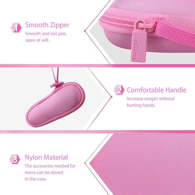 co2CREA Hard Case Replacement for Logitech Wireless Presenter R400 Presentation Remote Clicker Pointer (Pink Case)