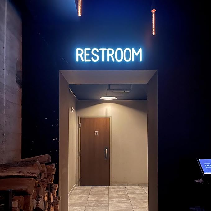 SpellBrite ELEVATOR Sign | Directional Sign with Neon Look, Red LED Light Source | 31.1" x 6.3"