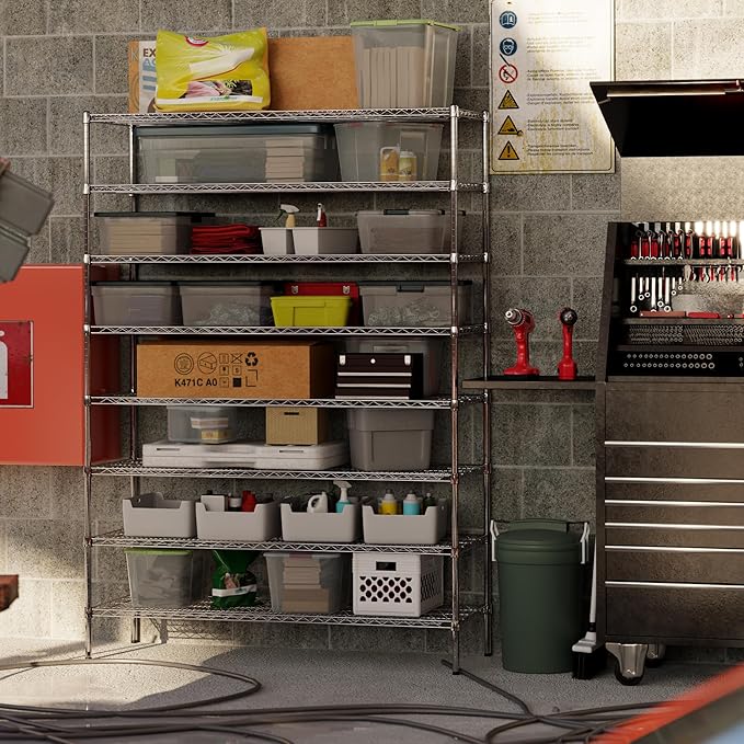 Regal Altair 21" Deep x 60" Wide x 86" Height Wire Shelving Kit | 8-Tier | NSF Commercial Storage Rack Unit