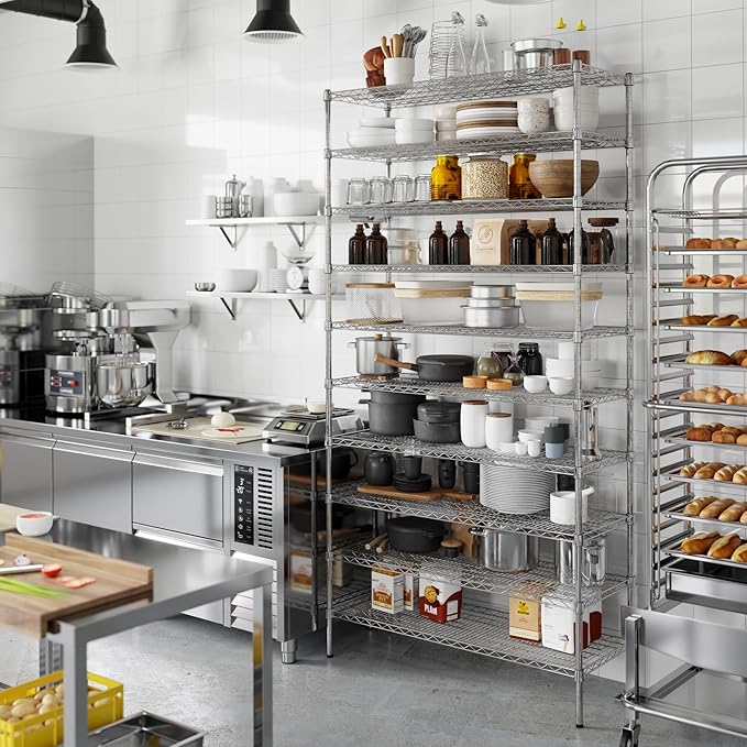 Regal Altair 18" Deep x 48" Wide x 96" Height Wire Shelving Kit | 10-Tier | NSF Commercial Storage Rack Unit