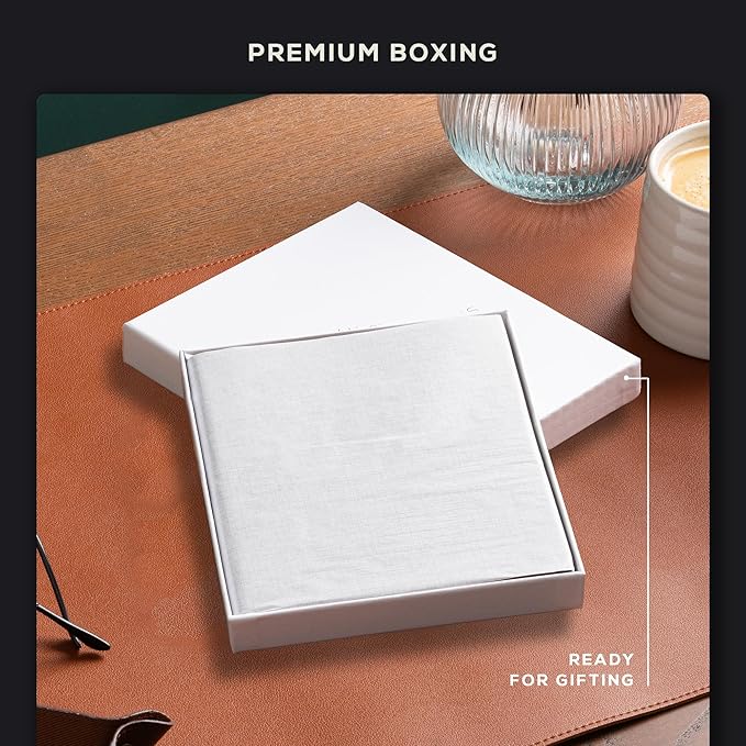 Beechmore Books Square Sketchbook – 8x8 Premium Vegan Leather Bound Large Sketch Book Hardcover with 156 Thick 160gsm Perforated Ivory Pages, Blank Sketch Pad, Gift Boxed Back Pocket, Ribbon Bookmark