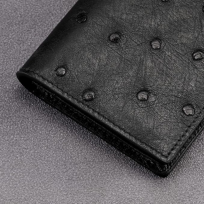Leather Business Card Case Holder for Men & Women, Italian Calfskin