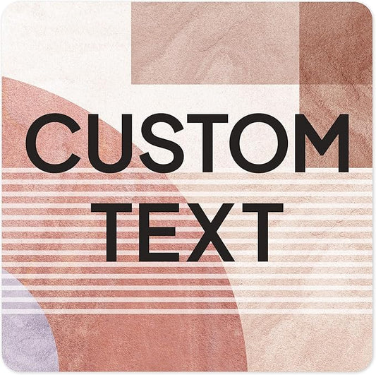 Custom Sign, Custom Street Sign, 11 Font Colors, 13 Font Styles, 4 Hole Options, 22 Sizes, 30x30 Inches, Rust Free DiBound, Fade Resistant, Made in USA by My Sign Center (Mid-Century Modern 1)