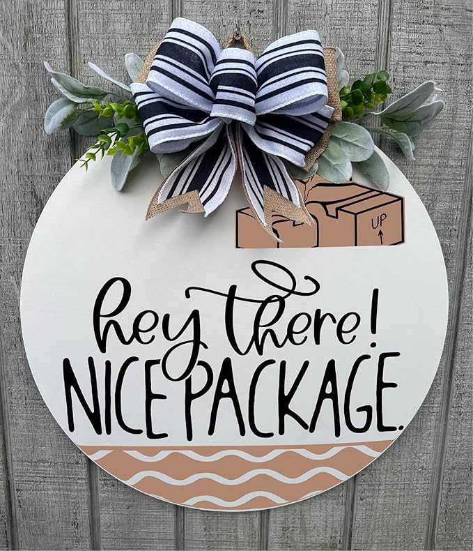 Wood front door sign Wood sign Home decor Welcome sign Sign for front door House warming gift Wedding gift (Nice Package, 15" Width)