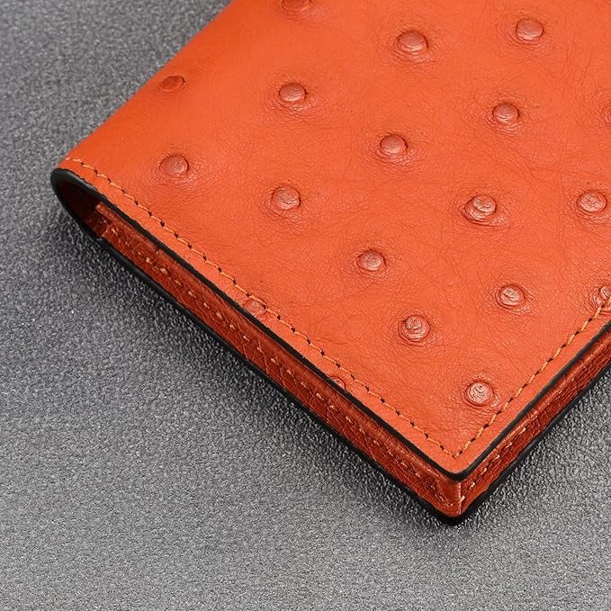 Leather Business Card Case Holder for Men & Women, Italian Calfskin