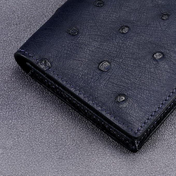 Leather Business Card Case Holder for Men & Women, Italian Calfskin