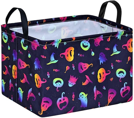 Halloween Storage Baske Bins Cube Collapsible Organizer Closet Shelves Toy Box