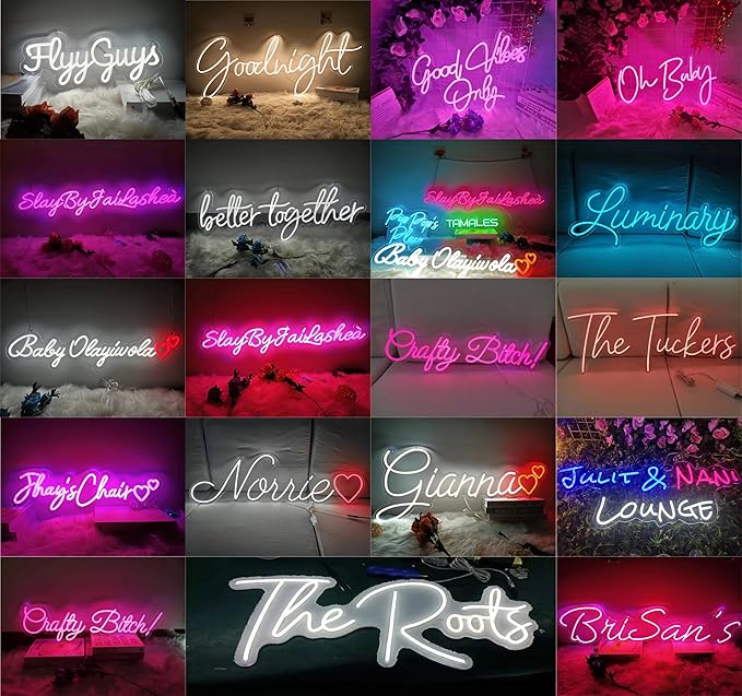 Custom Neon Sign for Wall Decor,Room decor,LED Neon Sign Customizable for Wedding,Birthday Gift,Girlfrend,Party,Salon,Bar,Home Decorations,Bedroom,Personalized Family Name ligh,christmas gift,