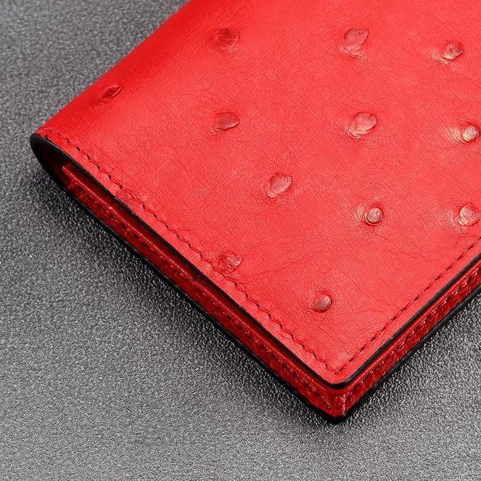 Leather Business Card Case Holder for Men & Women, Italian Calfskin