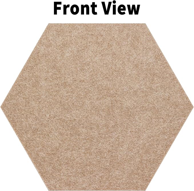 15'' Large Hexagon Cork-Bulletin Board Tiles Adhesive Frameless 10 Pack 15 x 13 inch Hex Pin Corkboard Prayer Vision Cork Board for Office-Wall Decor, Hexagonal Tack Pinboard with 30 Push Pins