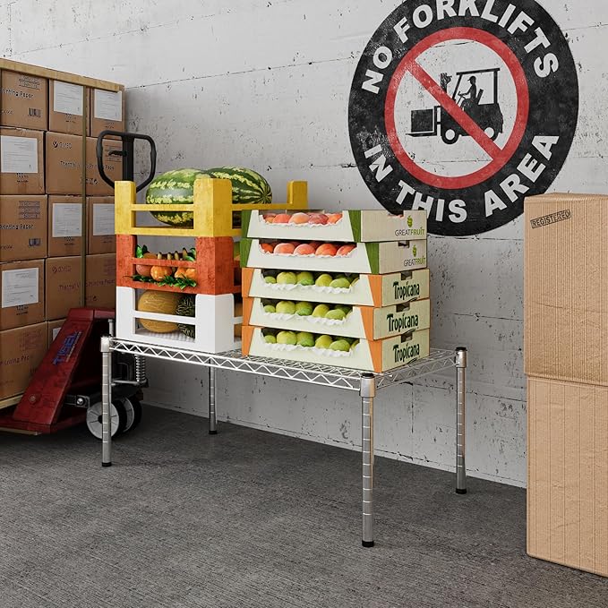 Regal Altair 18" Deep x 36" Wide x 14" Height Wire Shelving Kit | 1-Tier | NSF Commercial Storage Rack Unit