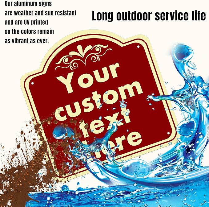 custom signs outdoor metal,Custom halloween decor Indoor/Outdoor Sign,Aluminum Weatherproof Metal Sign Multiple Sizes, Customize for Office, Business, Workplace, office, Home, Delivery Signs