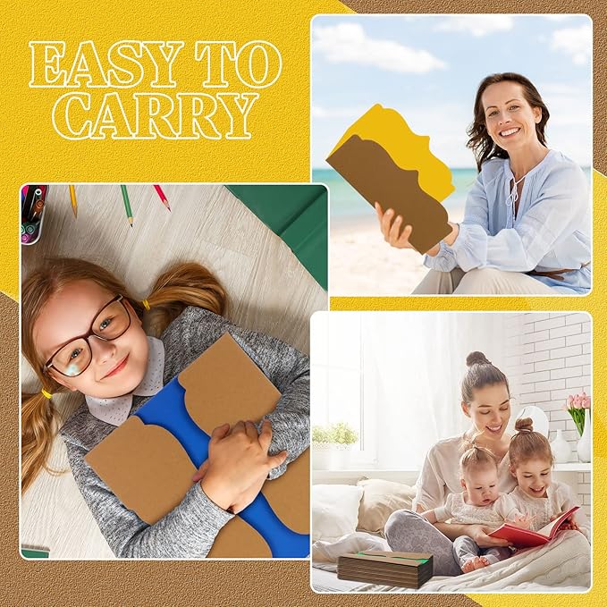 Censen 30 Pcs Trifold Display Board Poster Tri Fold Presentation Board Corrugate Posterboard Large 12 x 20 Inches Project Cardboard for Science Fair School Business Office(Colorful)